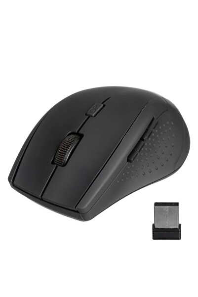 CATIANO Mouse Fara Fir Negru cu Bluetooth & Adaptor 2.4 GHz