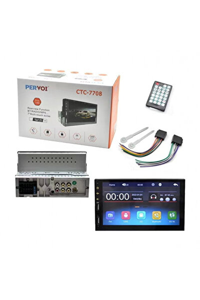 PERVOİ Ηχοσύστημα Αυτοκινήτου Καθολικό 2DIN (Bluetooth/WiFi) με Οθόνη 7 ιντσώ...