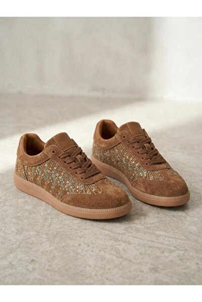 Venüs 2609922K Women's Genuine Leather Suede Patterned Sneaker Shoes
