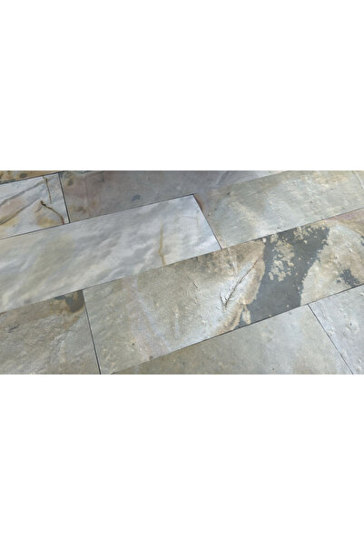StoneFlex Placă autoadezivă din piatră, culoare bronz, 15 x 61 cm, cutie cu 1...