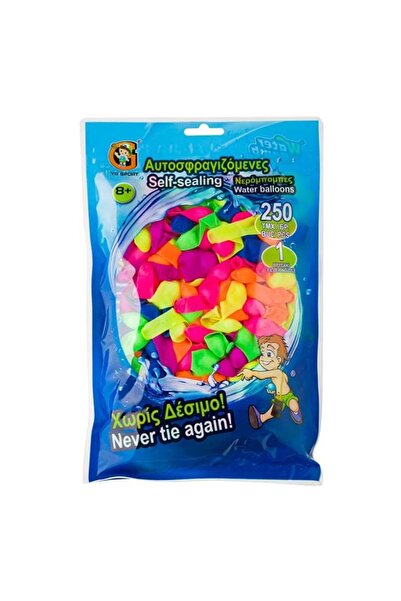CATIANO Baloane Colorate cu Sistem de Prindere & Adaptor pentru Apa - 250buc