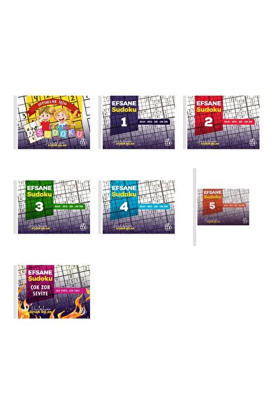Ahbap Kitap Kolaydan Zora Sudoku Seti 7 Kitaplık Set