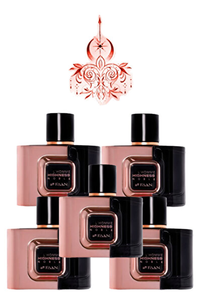 Faan 5 قطع من عطر L'Homme Highness الفاخر سعة 100 مل