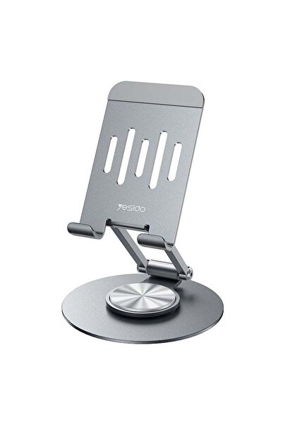Yesido Portable Aluminum Folding Phone Stand – C299 with Adjustable & Rotatab...
