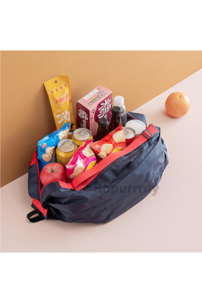 Viacare Sacoșă Pliabilă Reutilizabilă Impermeabilă pentru Cumpărături, 20 kg