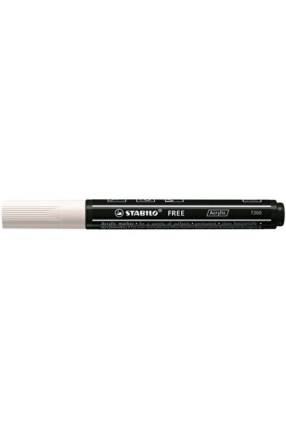 Stabilo Marker acrilic Free Acrylic T300, alb