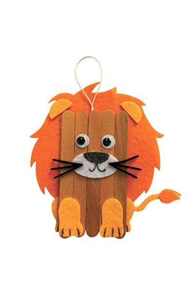 CATIANO Set Creativ cu Fetru & Accesorii Model Leu