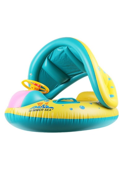 Swimtrainer σχεδία σωστικής διάσωσης με μήκος 73 εκ., σκίαστρο και τιμόνι - OEM