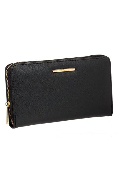 CATIANO Portofel Negru Mat pentru Femei 22x12x3cm