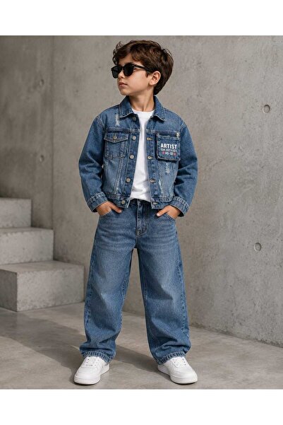 Toi Kids ERKEK ÇOCUK KOT CEKET PANTOLON İKİLİ TAKIM