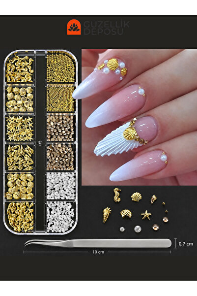 Güzellik Deposu Protez Tırnak Nail Art Charm Tırnak Süsleme Charm Çeşitleri