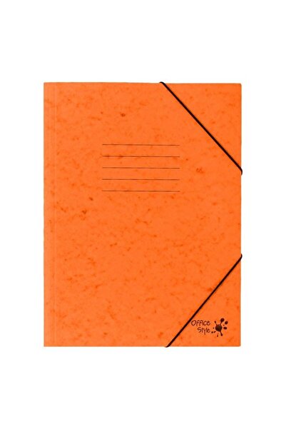 CATIANO Mapa Prespan din Carton Portocaliu cu Elastic 25, 5x34, 5cm