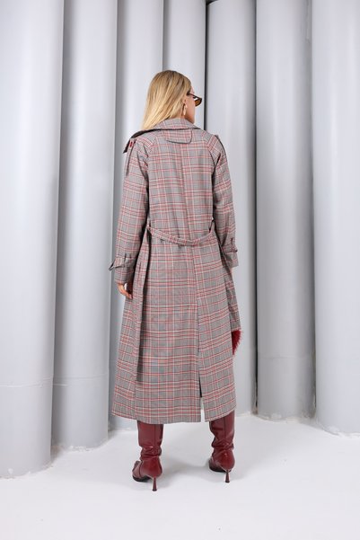 Heggo Rose Women's Oversize Trench Coat