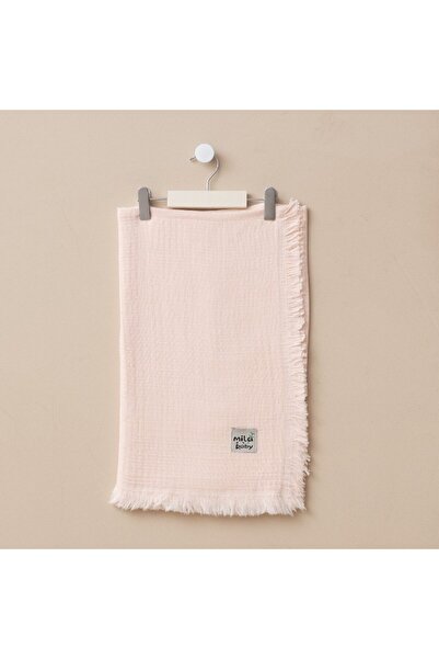 Minimus Muslin Baby Kids Blanket with Tassels Soft Cotton Breathable Sleeping...