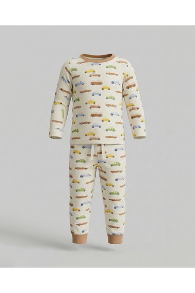 BABIES & More Printed Crew Neck Pajama Sets
