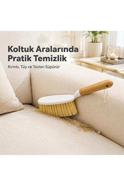 Ekostem Multi-Purpose Cleaning Brush with Bamboo Handle 1 Piece