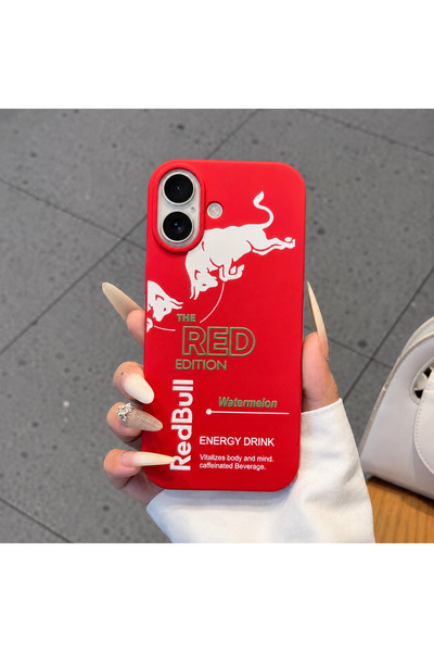 MustCase iPhone 16 / 17 Uyumlu Red Bull Red Edition Desenli Telefon Kılıfı – ...