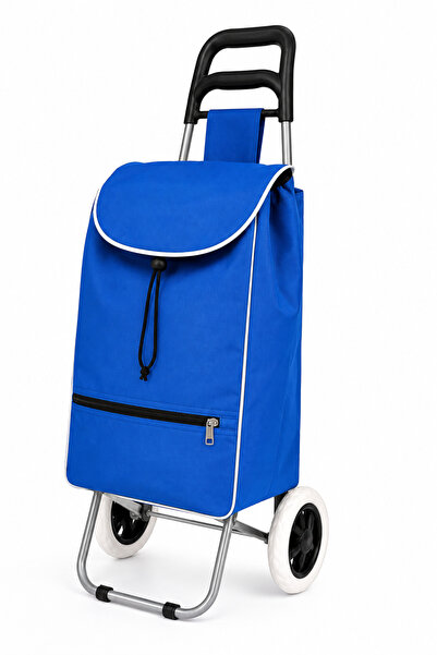 OEM Cărucior de cumpărături pliabil 35 L, roți 15 cm, cadru metalic, sac text...