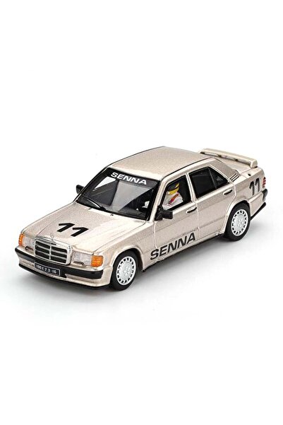 mini gt 1:64 مرسيدس-بنز 190 إي 2.3-16 # 11 أيرتون سينا 1984 MGT01076-BL عبوة ...