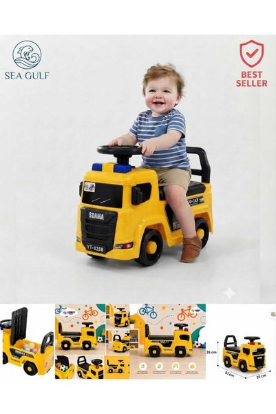 sea gulf سيارة أطفال مصممة خصيصاً لمساعدة الأطفال في مرحلة المشي على تطوير مه...