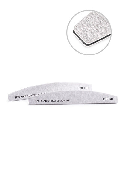 spn nails professional Pilă de unghii SPN, granulație 120/150, formă barcă