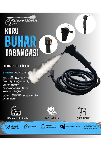 Elektirikli Buhar Tabancası 6 Metre