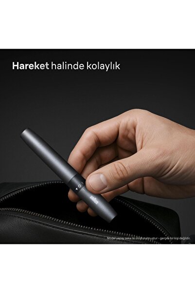 Braun Kulak ve Burun Düzeltici, Cep Boyutu, Çift Bıçak, SkinGentle, EN20