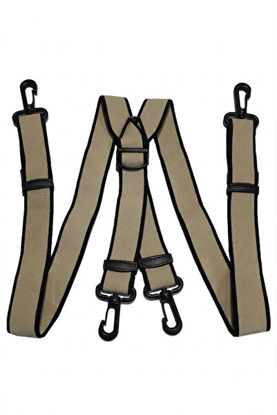 Kemer Dünyası Plastic 4-Hook Washable Antiallergic Unisex Trouser Hanger Beige