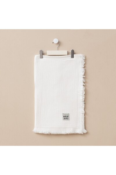 Minimus Muslin Baby Kids Blanket with Tassels Soft Cotton Breathable Sleeping...