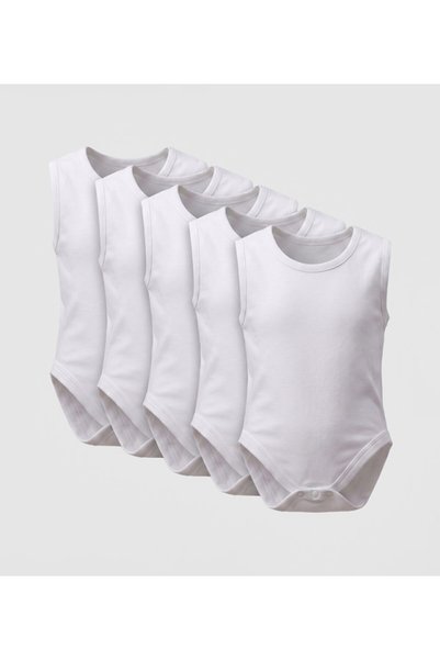 BABIES & More Plain Pack Of 5 Bodysuit