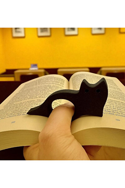 Generic Brand Cat Figure Book Reading Ring & Page Holder