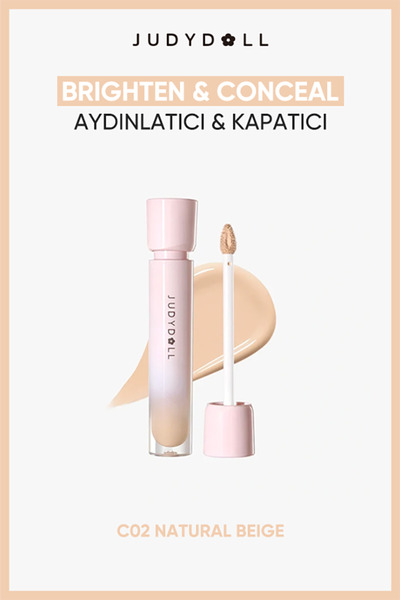 JUDYDOLL Brightening Concealer Liquid Aydınlatıcı Likit Kapatıcı C02 Natural ...