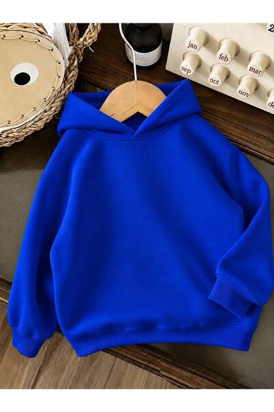 BENROMA 3 Yarn Combed Cotton Unisex Children's Hooded Sweat Ww1