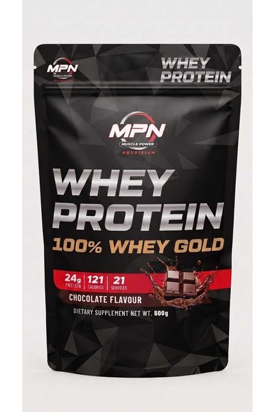 MPN NUTRITION WHEY PROTEİN %100 WHEY GOLD 800GR ÇİKOLATA AROMALI PROTEİN TOZU