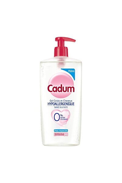 cadum Gel de duș hipoalergenic, Cadum, pentru corp/păr, 750ml