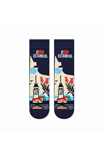 CARNAVAL SOCKS I Love İstanbul 5'li Kutulu Çorap Seti – Tramvay ve Galata