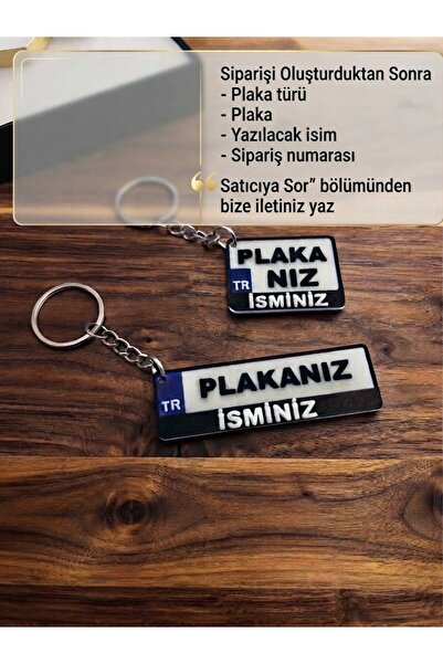 Genel Markalar KİŞİYE ÖZEL PLAKALI ANAHTARLIK