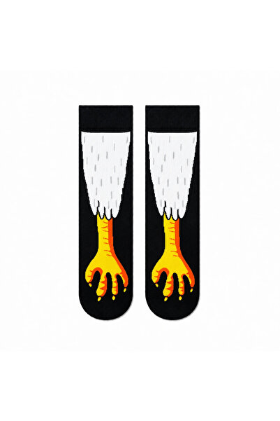 CARNAVAL SOCKS Tavuk Ayağı ve Hayvan Pençesi Desenli 5'li Kutulu Çorap Seti