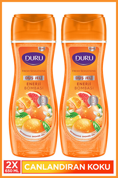 Duru Fresh Sensations Enerji Bombası Duş Jeli 2x650 Ml