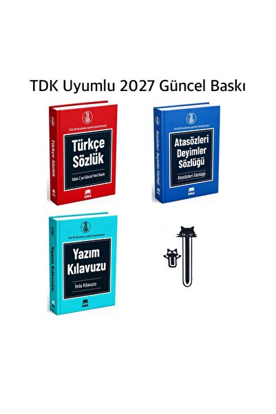 Aba Kitap Ortaokullar İçin TDK Uyumlu Sözlük Seti (Türkçe Sözlük - İmla Kılav...