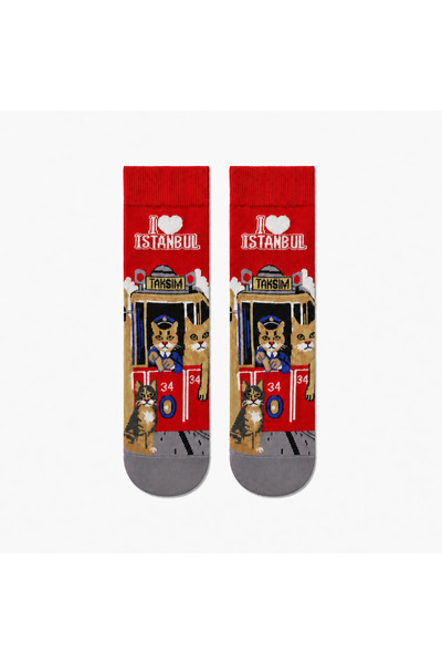 CARNAVAL SOCKS I Love İstanbul 5'li Kutulu Çorap Seti – Tramvay ve Galata