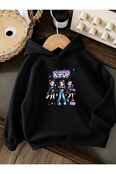 BENROMA 3-NAČAJNI ČEŠLJANI K POP ŠTAMPANI UNISEKS DEČJI SAKO SA KAPULJAČOM WW5