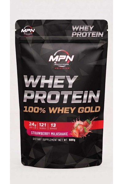 MPN NUTRITION WHEY PROTEİN %100 WHEY GOLD 500GR STRAWBERRY&MİLKSHAKE AROMALI