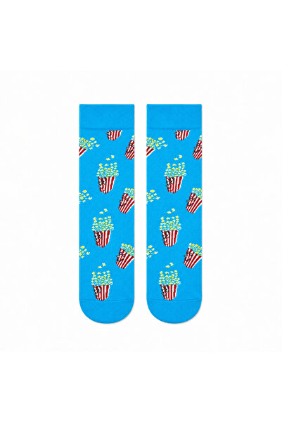 CARNAVAL SOCKS Fast Food Desenli 5'li Kutulu Çorap Seti – Pizza, Patates ve Mısır