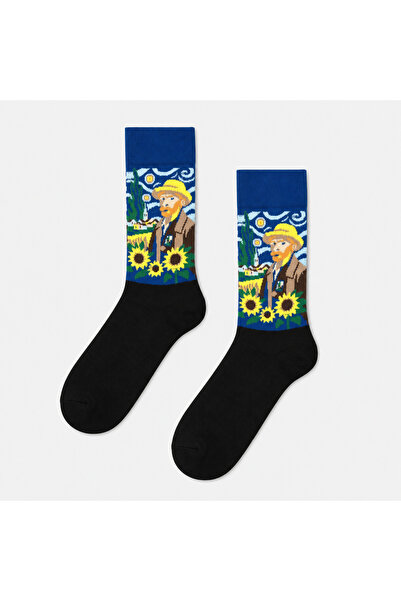 CARNAVAL SOCKS Ünlü Tablolar Desenli 5'li Kutulu Çorap Seti – Sanat Serisi