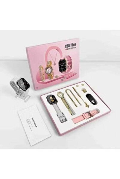 JAJEEK 6-in-1 Ladies Smart Watch Gift Set – Fitness Tracker, Heart Rate Monit...