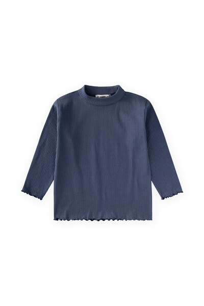 Cigit Tricou sezonier cu nervuri, 2-8 ani, bleumarin