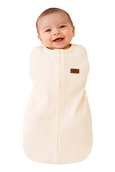 ALTINTAŞ BABY Baby Girl and Boy 100% Cotton Combed Cotton Newborn Zippered Sw...