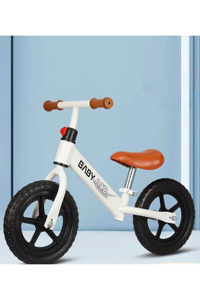 NO BRAND Bicicletă fără pedale pentru copii, albă
