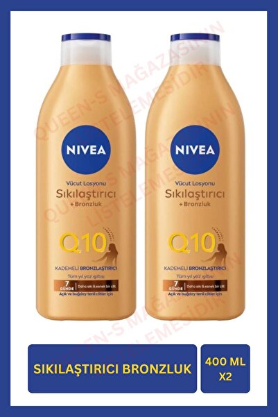 NIVEA Q10 Sıkılaştırıcı ve Bronzlaştırıcı Vücut Losyonu 400 ml – 2’li Set | 7...